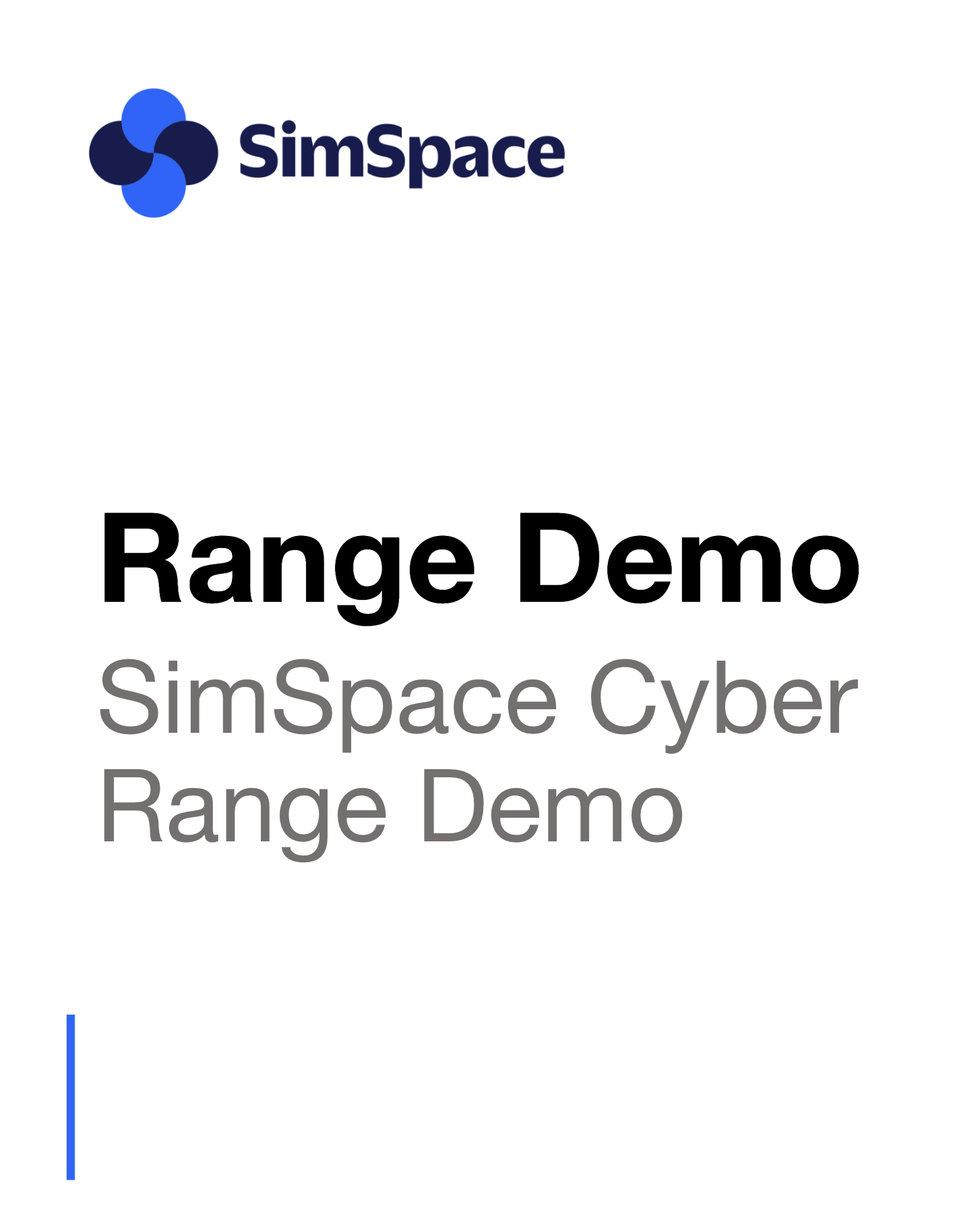 SimSpace Range Demo